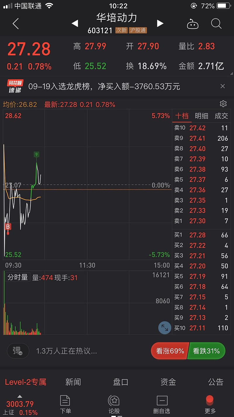 华培动力(603121.SH)：收到一家国内头部新能源车企的项目中标通知书
