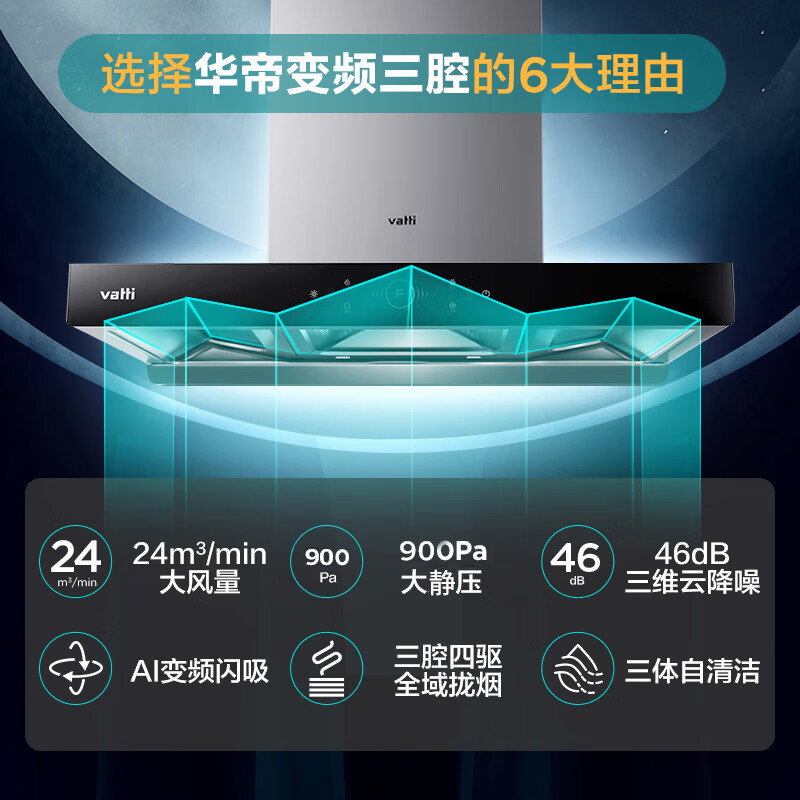 华帝股份获得外观设计专利授权：“吸油烟机”