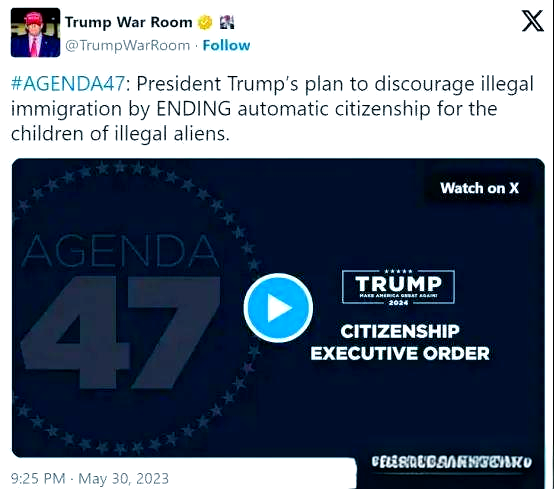这两类人将失去美国公民身份！美政府废除“出生公民权”获最高法院有利裁决，特朗普：巨大胜利！