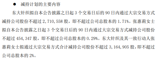 兴通股份：股东拟合计减持不超4.85%公司股份