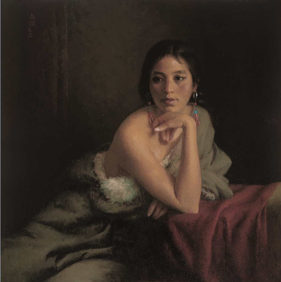 从新疆西藏美术作品展上看靳尚谊的《塔吉克新娘》