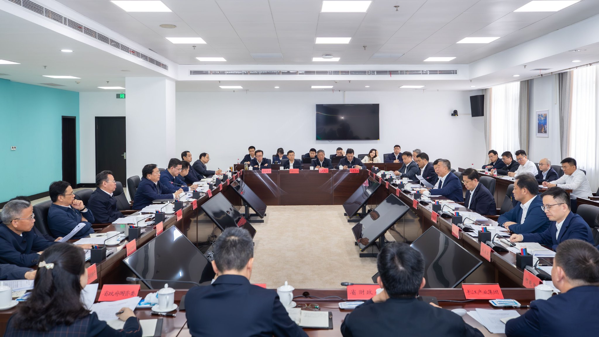 湖北省委书记王忠林会见宝武集团董事长胡望明