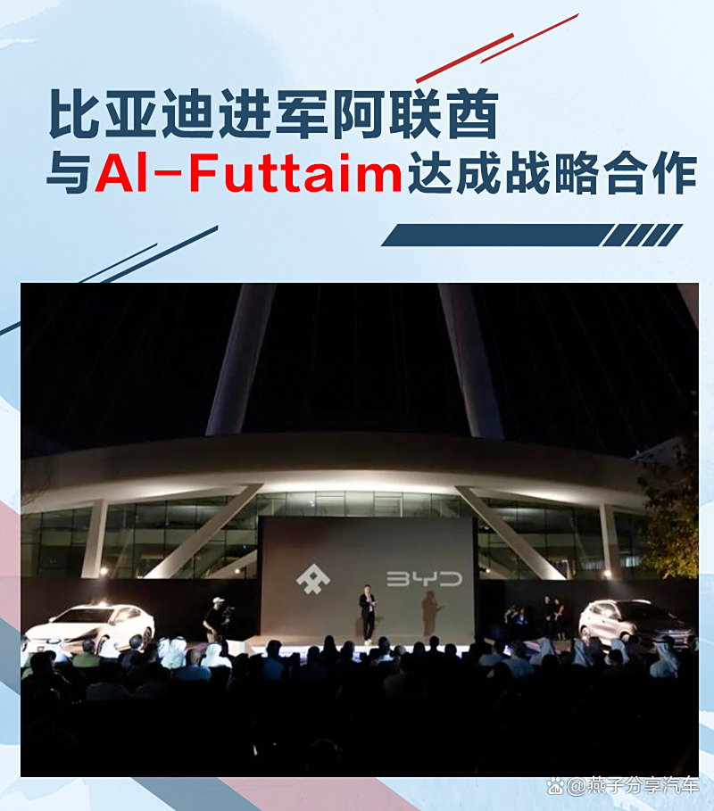 中国电动汽车加速进入阿联酋