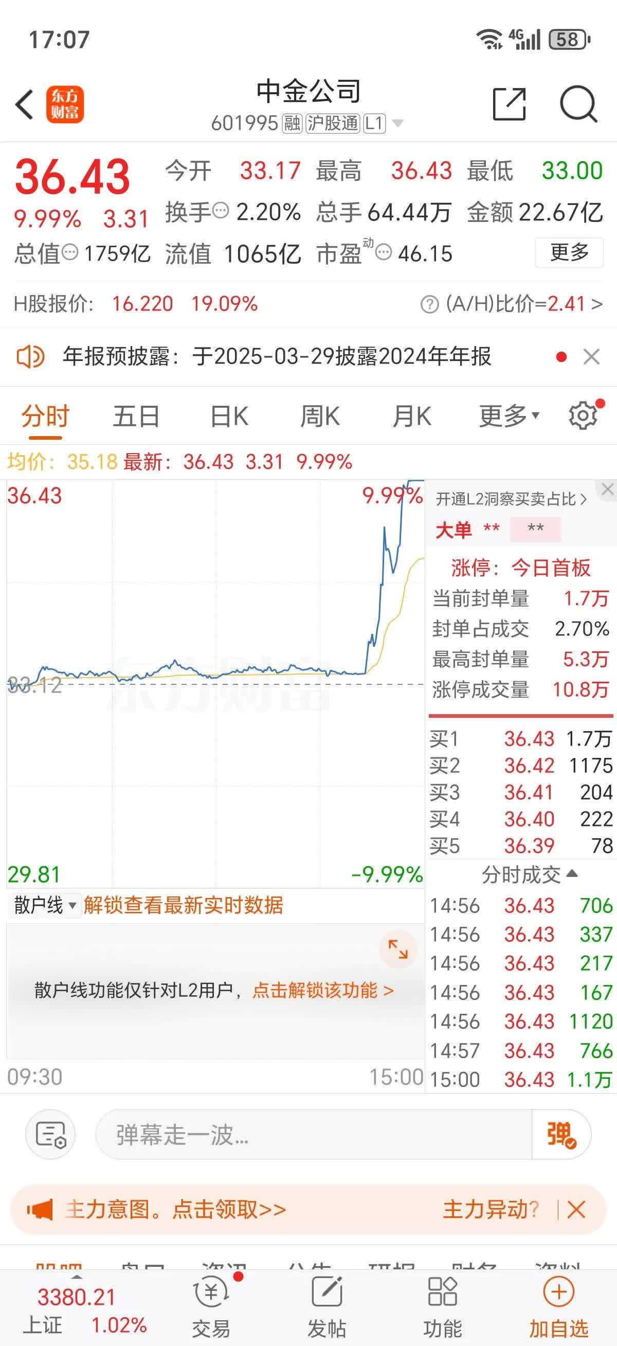 券商今日金股：26份研报力推一股（名单）