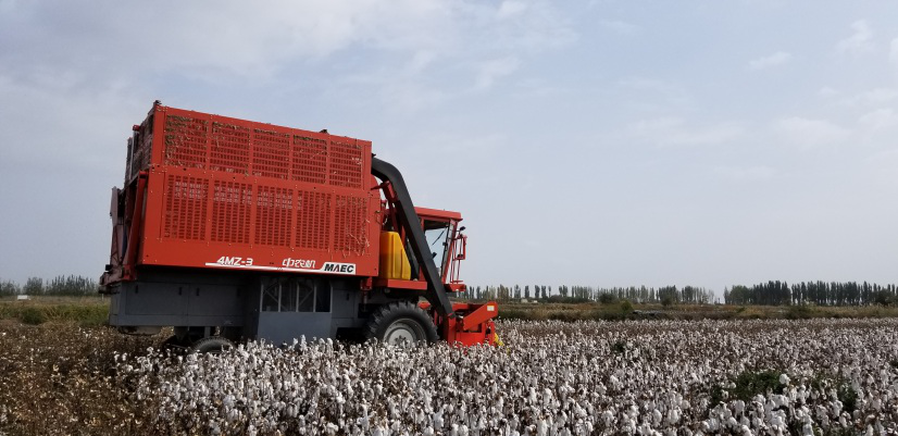 铁建重工获得实用新型专利授权：“一种具有走台与护栏联动折叠的采棉机”