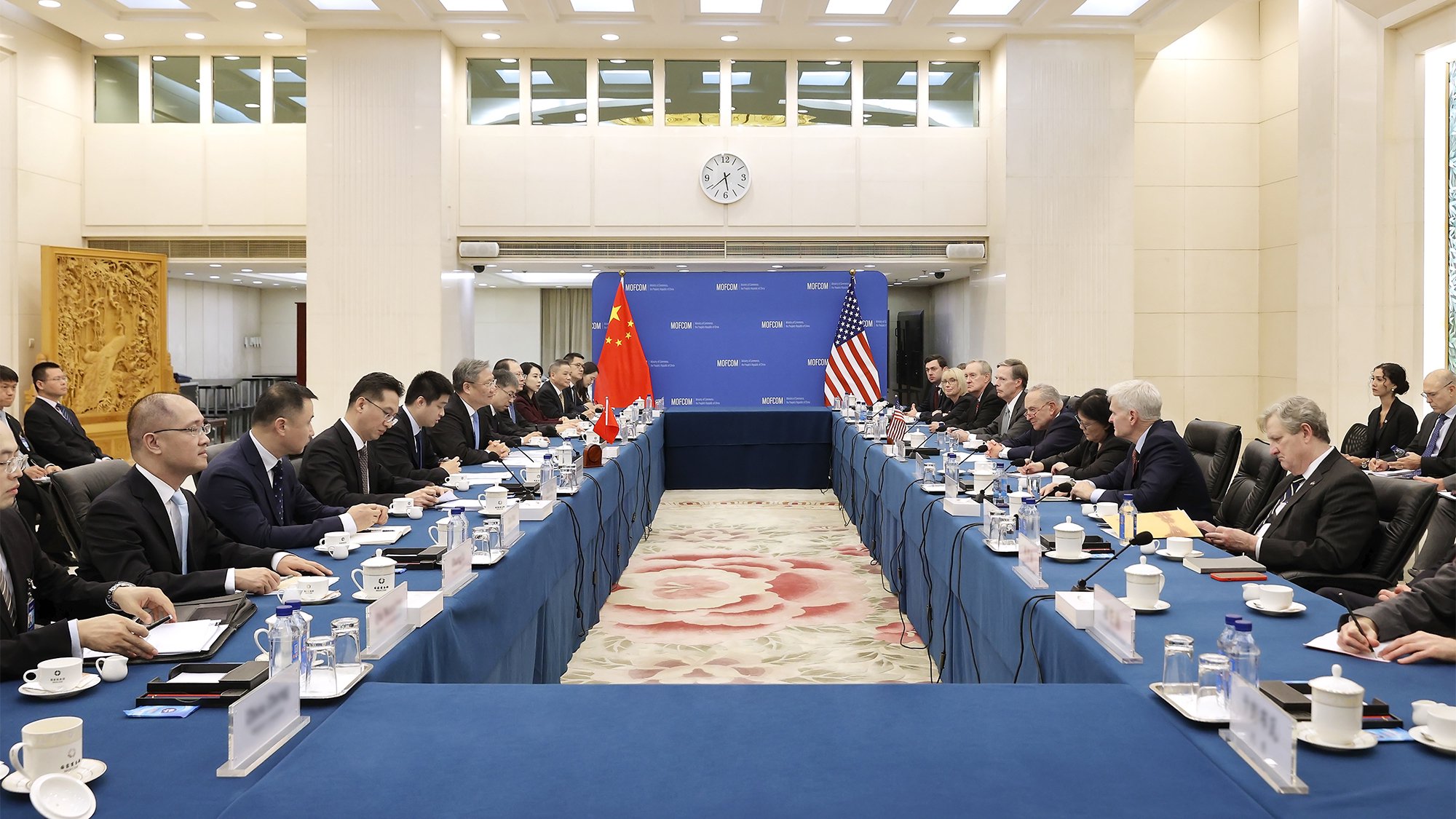 王文涛部长会见英国商贸大臣凯尔