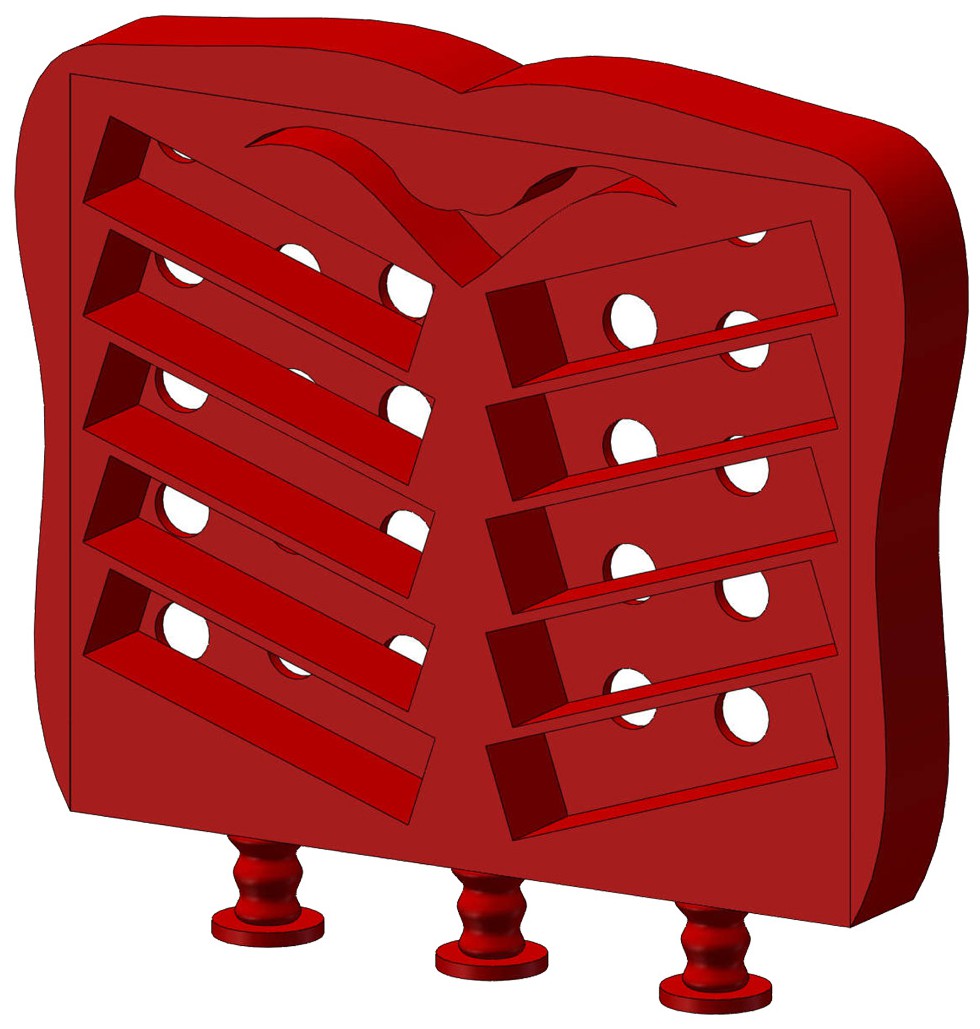 矩阵股份获得外观设计专利授权:“书架”