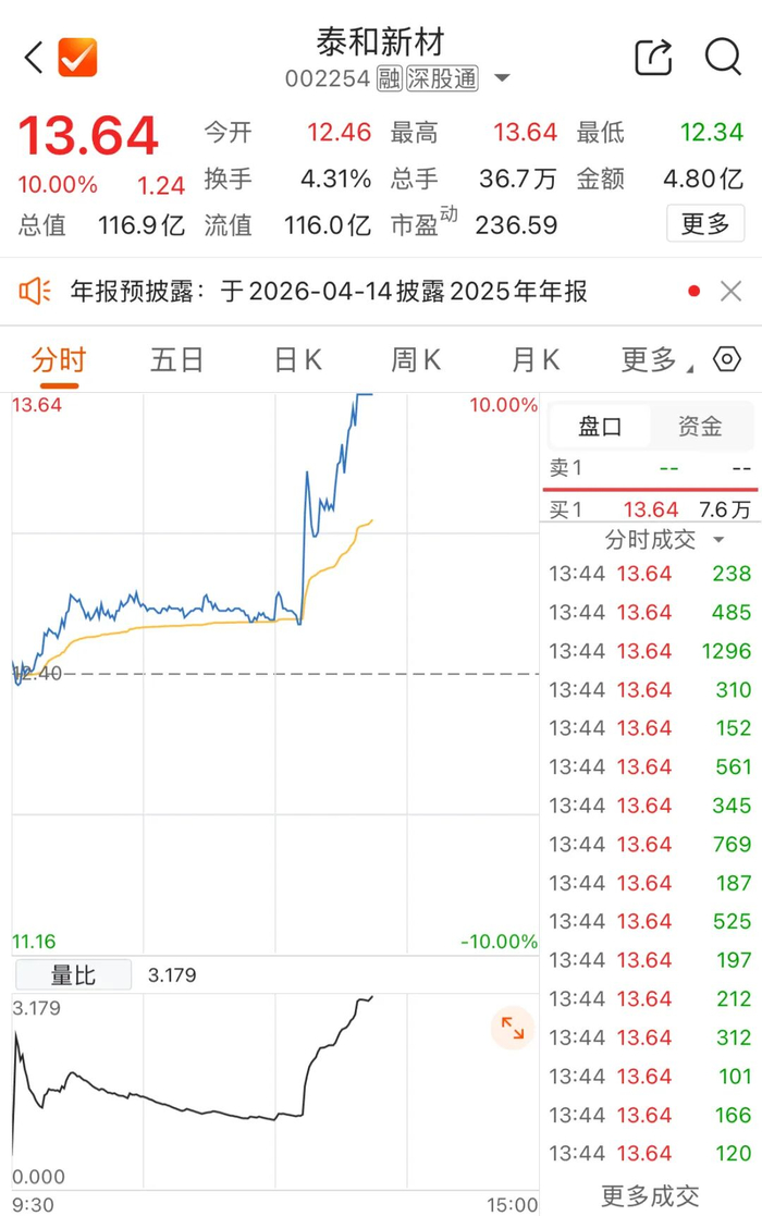 钢铁板块走高，酒钢宏兴涨停，大中矿业等拉升