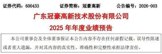 传统主业盈利触底，新业务尚未放量，冠豪高新2025年亏损超3亿