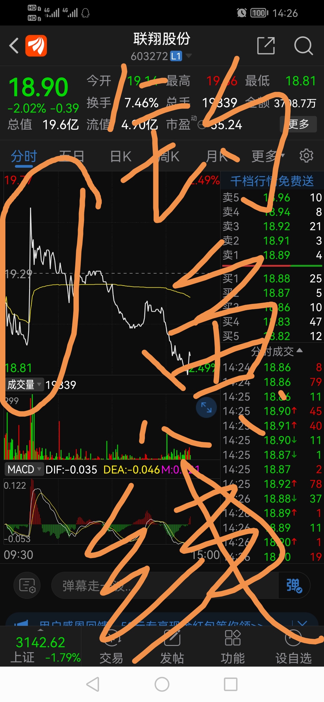 联翔股份录得5天3板